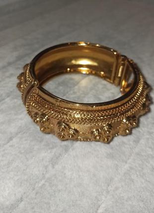 Браслет разъёмный латунь работа мастеров индии