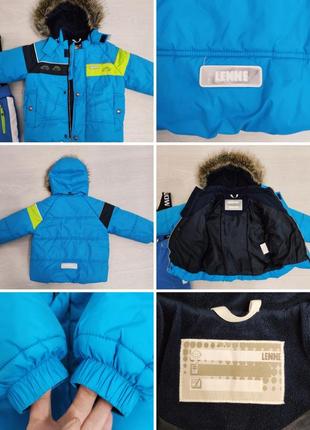 Зимний комплект : куртка, комбинезон, ботинки, шапка, краги.4 фото