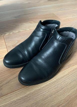 Мужские кожаные зимние ботинки welfare1 фото