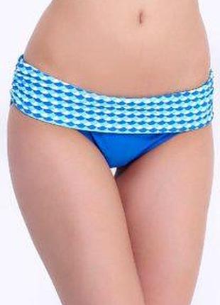 Милые комбинированные плавки низ купальника /buffalo/50-44-хl/трусики с отворотом