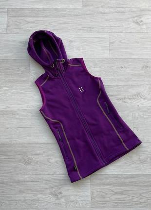 Флісова жилетка haglofs w polartec hiking fleece waistcoat purple