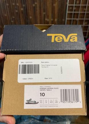 Босоніжки teva original universal tie-dye оригінал 1127475 сандалі трекінгові туристичні спортивні casual2 фото