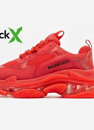 Оберіть стильні кросівки balenciaga triple s «red»