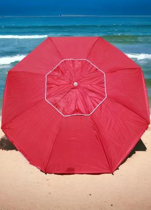 Великика посилена торгова парасолька 2,2 м з 8 спицями2 фото