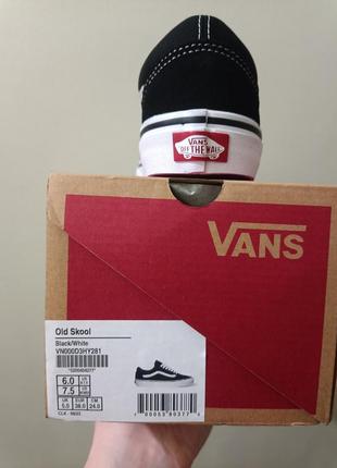 Кеды vans old skool black vn000d3hy2813 фото