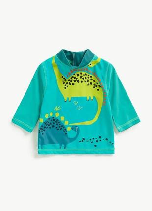 Сонцезахисний купальний лонгслів mothercare для малюка 12-18 міс, до 86 см