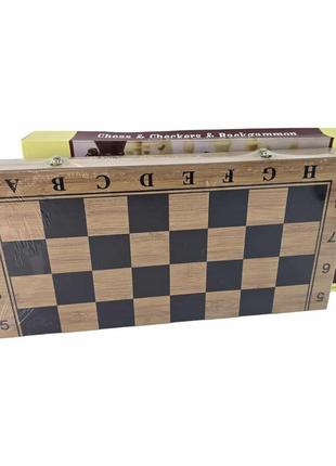 Игровой набор нарды, шахматы, шашки. (47,5х47,5х2 см)3 фото