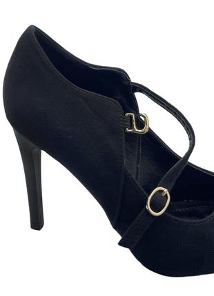 Туфли женские purlina hy8116-4/37 черный 37 размер5 фото