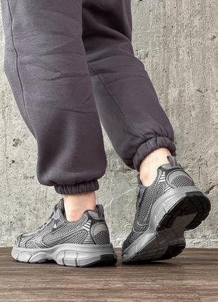 Трендовые серые легкие мужские удобные кроссовки весенние, летние,текстильные в сетку,для бега,для зала4 фото