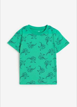 Дитяча футболка динозавр від h&m1 фото