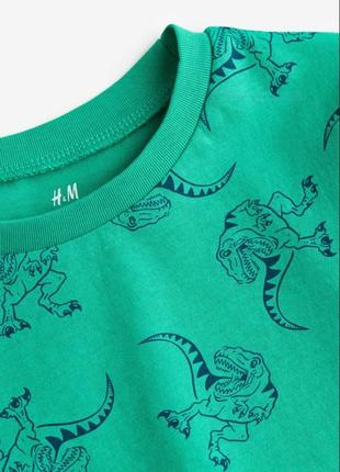 Дитяча футболка динозавр від h&m2 фото