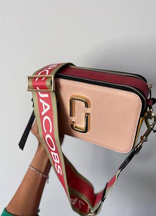 Сумка жіноча marc jacobs snapshot pink