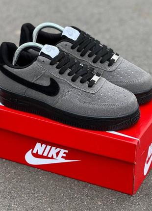 Nike air force one low grey/black