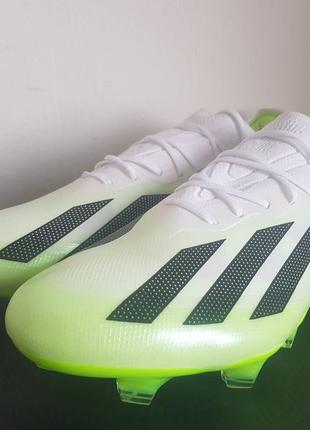 Бутси adidas x crazyfast.1 fg white/green hq4516 44,5p.