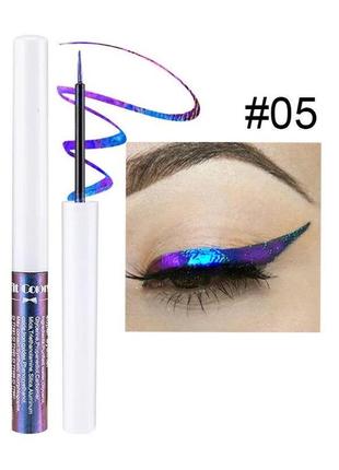 Aurora супер подводка для глаз хамелеон цветная металлик водостойкая fit colors super eyeliner цвет №05