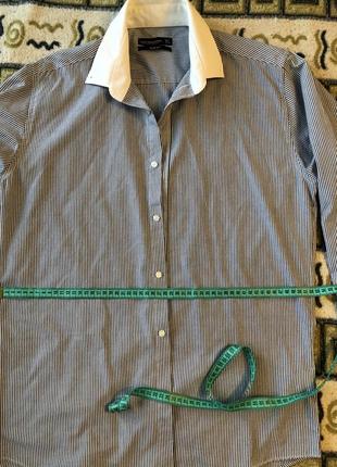 Чоловіча сорочка рубашка в смужку дуже класна cedarwood state 16 розмір по бірці9 фото