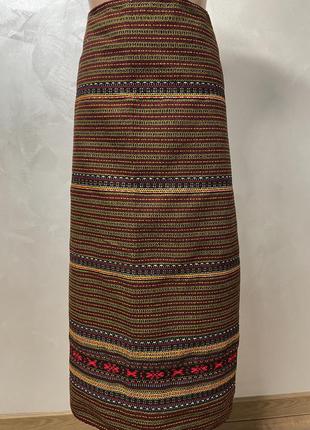 Стильная юбка женская плахта (запаска) ручной работы.