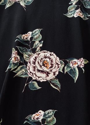 Платье шифоновое на запах цветочный принт веснения летняя5 фото