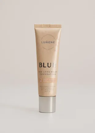 Стійка тональна основа lumene blur longwear foundation spf15 - 2 soft honey1 фото