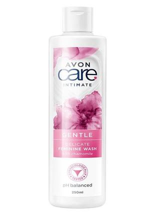 Деликатное очищающее средство для женского avon гель для интимной гигиены с экстрактом ромашки avon