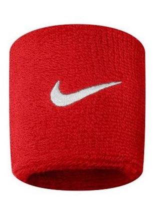 Напульсник nike small wristband червоний1 фото