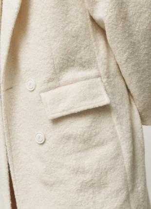 Пальто на ґудзиках прямого крою шерсть7 фото