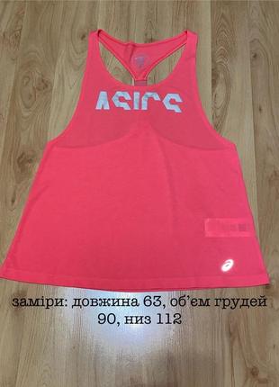 🌿спортивная майка оверсайз asics2 фото