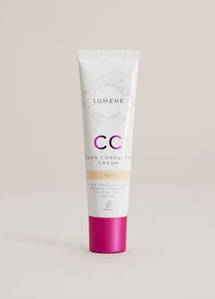 Cc крем lumene тональный крем cc color correcting cream відтінок light