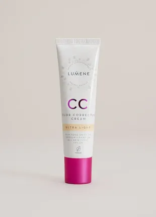 Cc крем lumene тональний крем cc color correcting cream відтінок ultra light