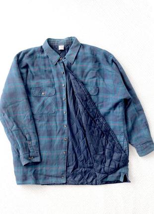 Оверсайз теплая рубашка windridge винтаж 1996 год