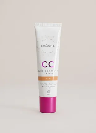 Cc крем lumene тональний крем cc color correcting cream відтінок tan