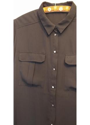 Блуза сорочка сорочка рубашка кофта з кишенями3 фото