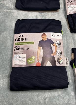 Чоловіча спортивна майка crivit men's sports top l,xl2 фото