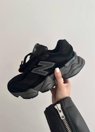 Кросівки унісекс new balance 9060 « full black »