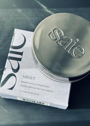 Saie airset radiant loose setting powder закріплююча пудра1 фото