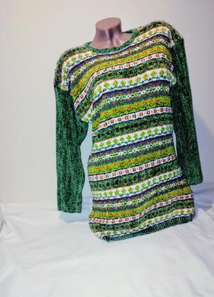 Женский свитер, велюровый свитер в полоску, распродажа, женская обувь и одежда3 фото