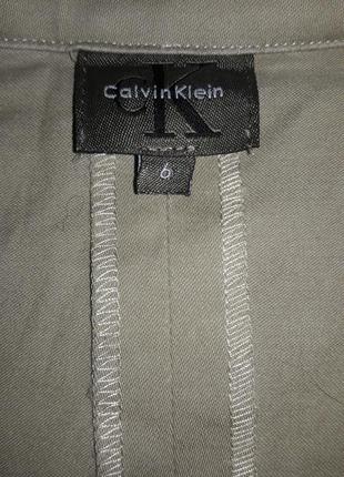 Calvin klein  платье рубашка в стиле сафари6 фото