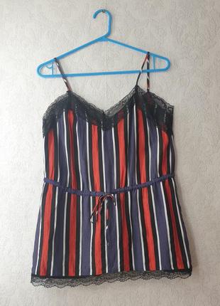 Майка zara в смужку