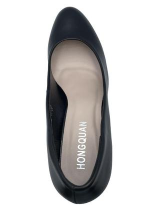 Туфли женские hongquan de1133/39 черный 39 размер6 фото