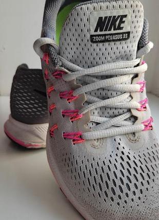 Кроссовки nike zoom pegasus 33, спортивные кроссовки