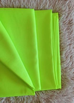 Штори легкі декоративні яскраві кислотні неон на стрічці/ готові штори комплект