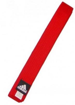 Пояс для кимоно rank belt | красный | adidas aditb01