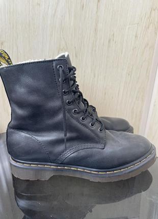 Кожаные сапоги ботинки dr.martens зима