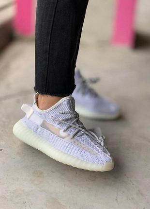 Adidas yeezy boost повністю рефлективні кросівки адідас (36-45)💜3 фото