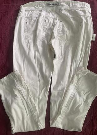 Белые штаны котоновые