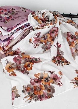 Нежный платок батистовый цветок3 фото
