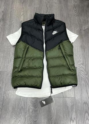 Жилет хакі nike1 фото