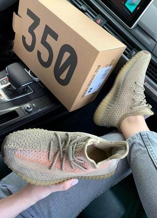 Adidas yeezy 350 eliada кроссовки адидас бежевый цвет (36-40)💜5 фото