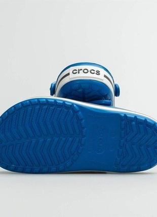 Крокc крокбенд клог світло-сині crocs crocband clogs bright cobalt/charcoal7 фото