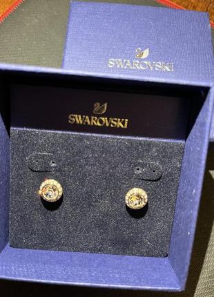 Сережки swarovski